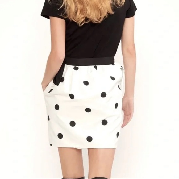 NWT Cynthia Rowley Emery Polka Dot Tulip Wrap Skirt - Picture 5 of 12